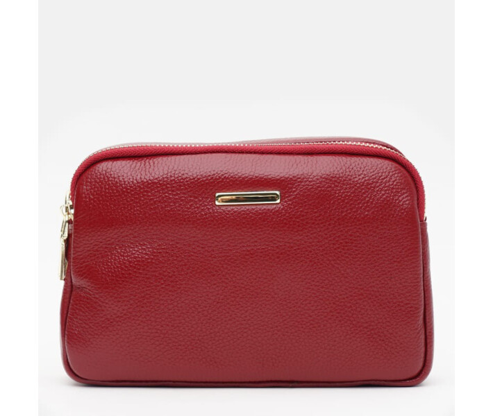 Фото - жіночу сумку Жіноча шкіряна сумка Borsa Leather K11906r-red
