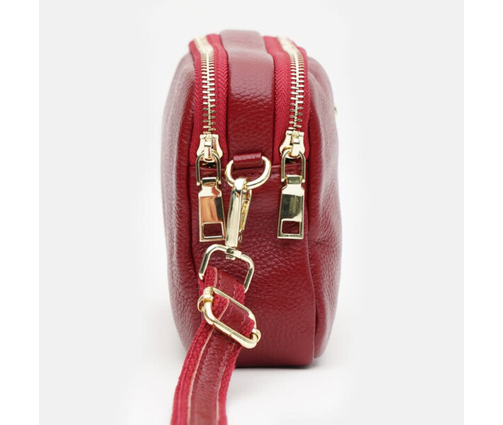 Фото - жіночу сумку Жіноча шкіряна сумка Borsa Leather K11906r-red
