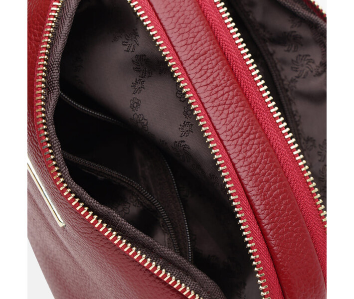 Фото - жіночу сумку Жіноча шкіряна сумка Borsa Leather K11906r-red
