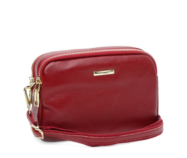 Фото - жіночу сумку Жіноча шкіряна сумка Borsa Leather K11906r-red