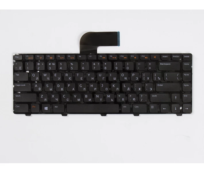 Фото - клавіатура для ноутбуків Клавіатура для ноутбука DELL Inspiron N411z, Black, RU чорна рамка