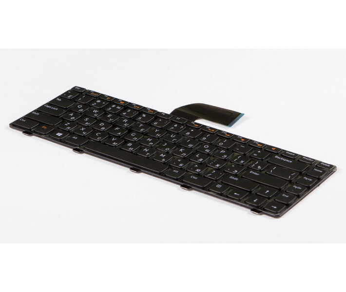 Фото - клавіатура для ноутбуків Клавіатура для ноутбука DELL Inspiron N411z, Black, RU чорна рамка