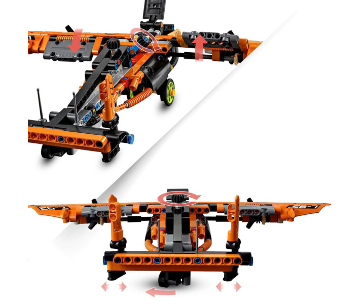 Фото - дитячий конструктор LEGO Technic Рятувальне судно на подушці 457 деталей (42120)