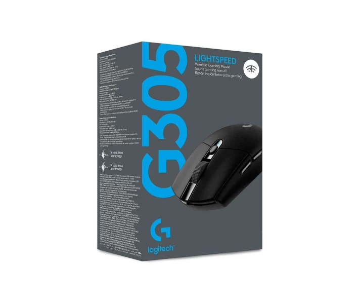 Фото - мишку для ноутбука Миша ігрова бездротова Logitech G305 Wireless Black (910-005282)