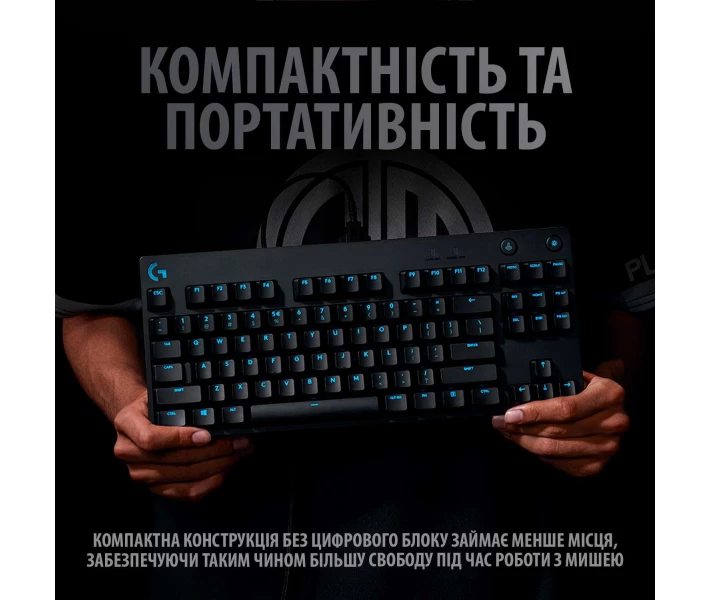 Фото - клавіатуру Клавіатура ігрова Logitech G PRO Mechanical Gaming US Black USB (920-009392)
