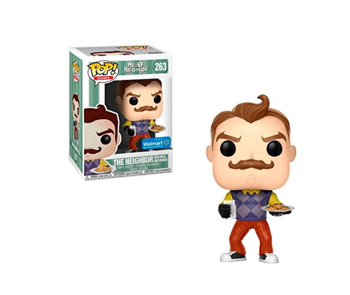 Фото - фігурки ігрові, персонажі мультфільмів Фігурка Funko Сусід з Молоком і Печивом The Neighbor with Milk and Cookies Привіт Cосед (24803)