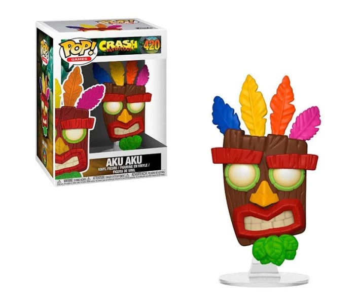 Фото - фігурки ігрові, персонажі мультфільмів Фігурка Funko Аку Аку Aku Aku Креш бандикут (33915)