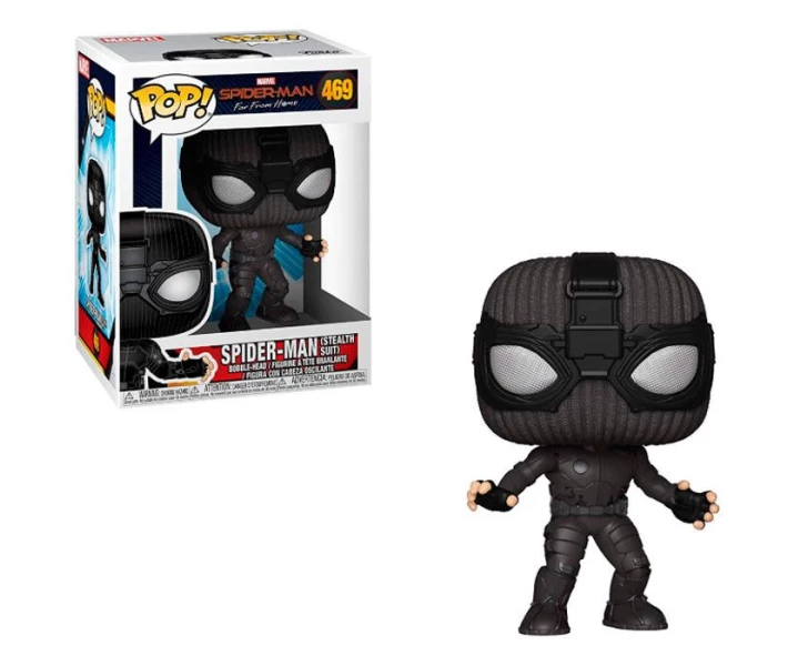 Фото - фігурки ігрові, персонажі мультфільмів Фігурка Funko Людина-Павук в Стелс-костюм Spider-Man in Stealth Suit Людина-павук: Далеко від Будинку Марвел 9,6 см 39208