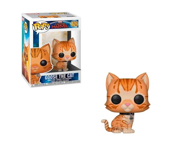 Фото - фігурки ігрові, персонажі мультфільмів Фігурка Funko Кот Гуся Goose The Cat Капітан Марвел 36379