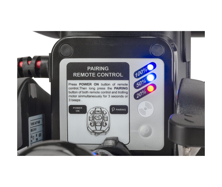 Фото - Мотор для човна Човновий електромотор Haswing Cayman B 55Lbs GPS чорний 12В носовий