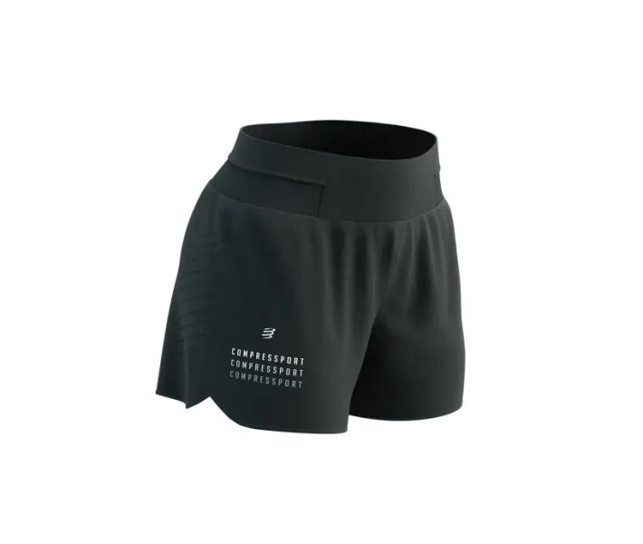 Фото - жіночі шорти Шорти жіночі для бігу Performance Overshort W - Black Edition 2023, Black/White, XS
