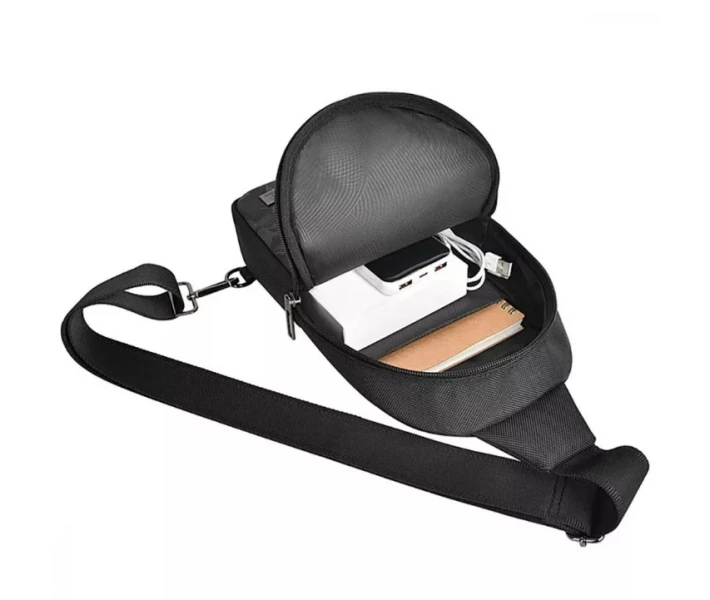 Фото - чоловічу сумку Сумка-кроссбоді вологостійка WIWU Salem Crossbody black