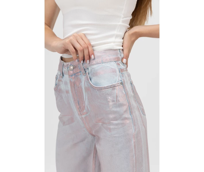 Фото - жіночі джинси Джинси Regular fit жіночі Ella Woman 1554-2 34 Блакитний (2000990022769)