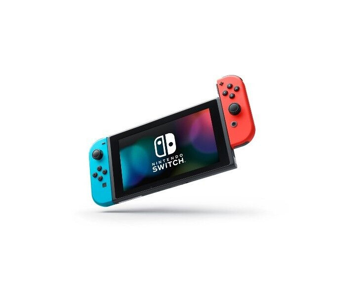 Фото - ігрову консоль Портативна ігрова консоль Nintendo Switch V2 (HAC-001-01) with Neon Blue and Neon Red Joy-Con [41783]