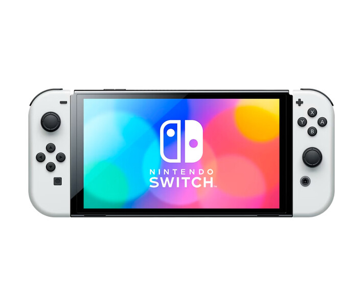 Фото - ігрову консоль Портативна ігрова консоль Nintendo Switch OLED with White Joy-Con [61042]