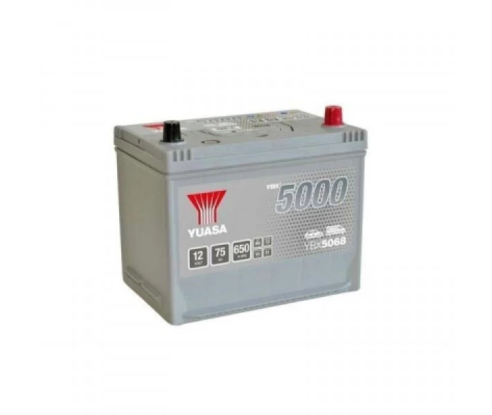 Фото - автомобільний акумулятор Автомобільний акумулятор Yuasa 12V 75Ah Silver High Performance Battery (YBX5068)