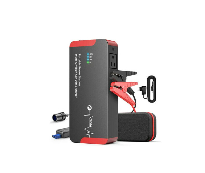 Фото - зарядну станцію TC100 Міні зарядна станція 100Вт\год (Jump Starter пусковий струм 1000А, 12В) AC 220В