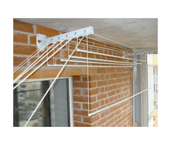 Фото - Сушарки для білизни Сушарка для білизни настінно-стельова Floris Lift 140 см