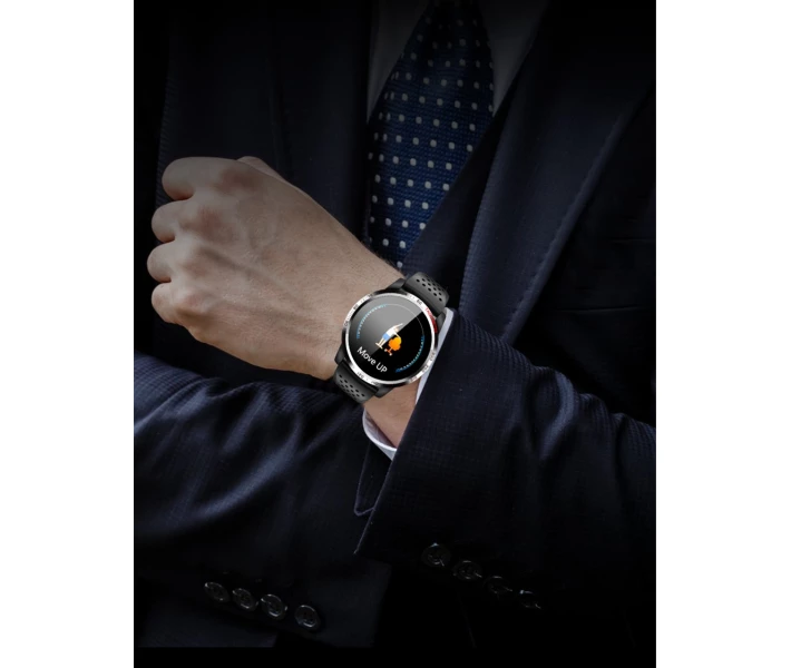 Фото - смарт-годинник Розумний годинник Lemfo W3 Чорний
