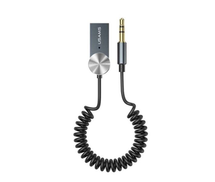 Фото - FM трансмиттер Bluetooth ресивер USAMS SJ464 Car Wireless Audio Receiver Tarnish
