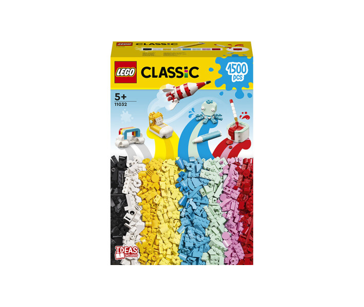 Фото - дитячий конструктор LEGO Classic Творчі різнокольорові веселощі 1500 деталей (11032)