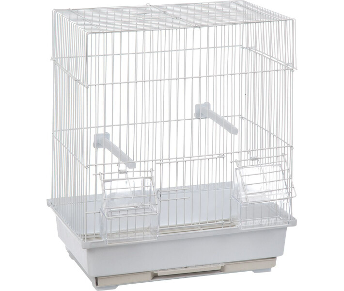 Фото - клетку для птиц и грызунов Клітка для птахів Karlie Flamingo Dolak 30x22.5x38 см Біла (5411290155366)