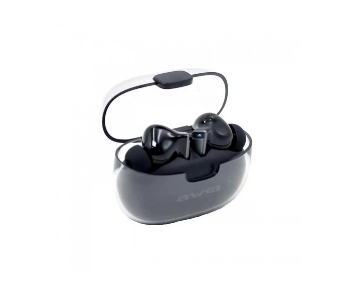 Фото - навушники Бездротові bluetooth навушники awei t52 з сенсорним керуванням (чорний)