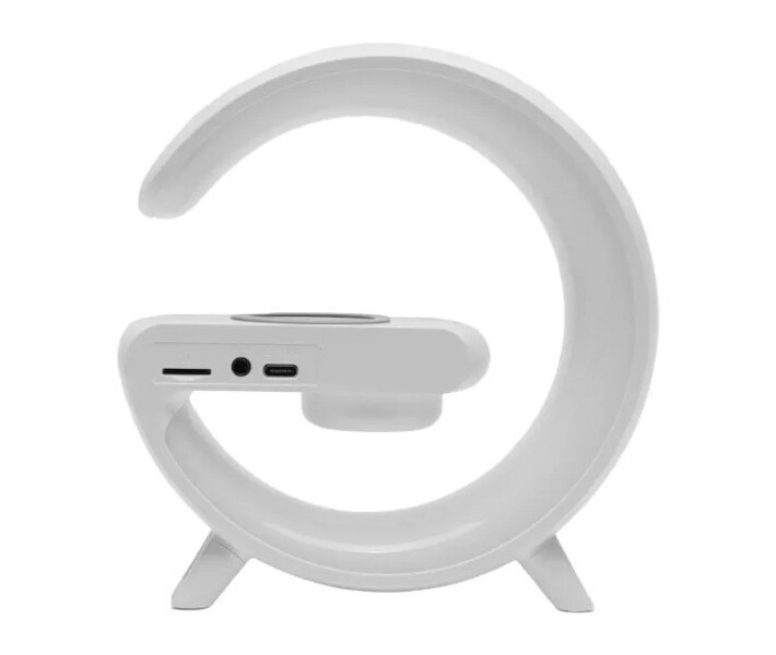 Фото - нічник Ночник RGB 3в1 + Bluetooth колонка та бездротова зарядка G63 Smart Small White (020682)