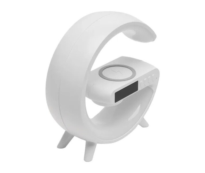Фото - нічник Ночник RGB 3в1 + Bluetooth колонка та бездротова зарядка G63 Smart Small White (020682)