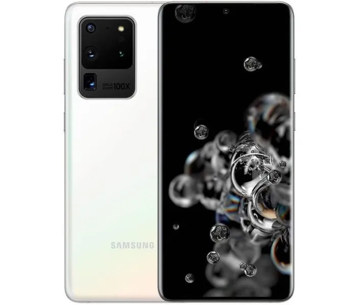 スマートフォン本体 Samsung Galaxy S20 Ultra 5G 256G Телефон Samsung Galaxy S20 Ultra 5G SM-G988U White Snapdragon 1