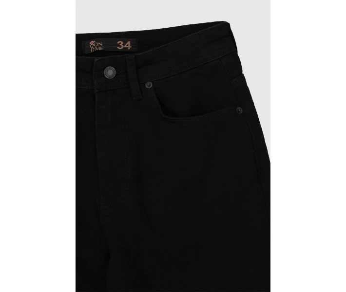 Фото - жіночі джинси Джинси Mom Fit жіночі Zeo Basic 3933 baza 42 Чорний (2000990272645)