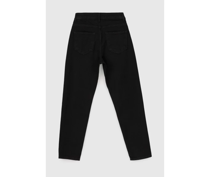 Фото - жіночі джинси Джинси Mom Fit жіночі Zeo Basic 3933 baza 42 Чорний (2000990272645)