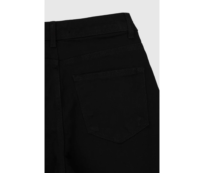 Фото - жіночі джинси Джинси Mom Fit жіночі Zeo Basic 3933 baza 42 Чорний (2000990272645)