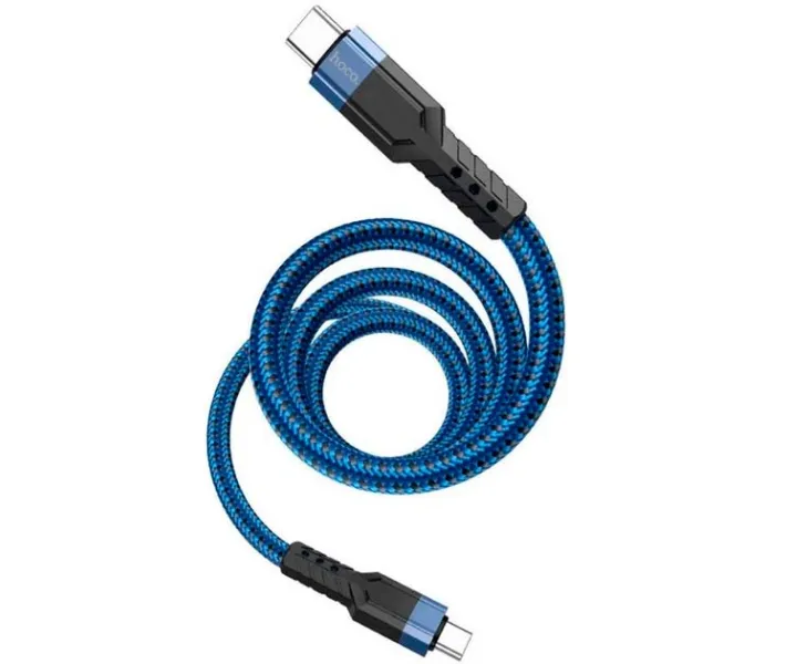 Фото - кабель та перехідник Кабель заряджання HOCO U110 (3A-60W-1.2M) для телефону PD Type-C Android Синій