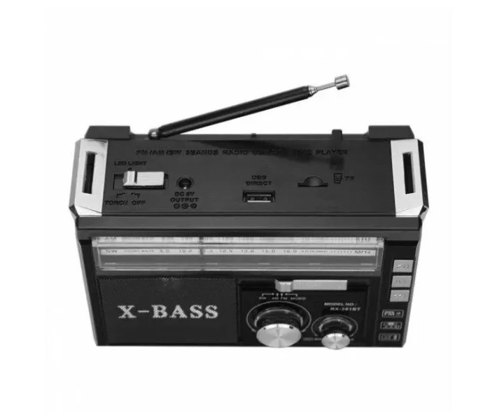 Фото - радіоприймач Радіоприймач ФМ Golon RX-381 MP3 USB з ліхтариком Black (019780)