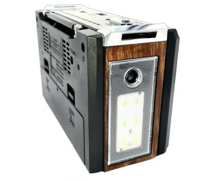 Фото - радіоприймач FM радіоприймач Golon RX-381 MP3 USB з ліхтариком Brown (019782)