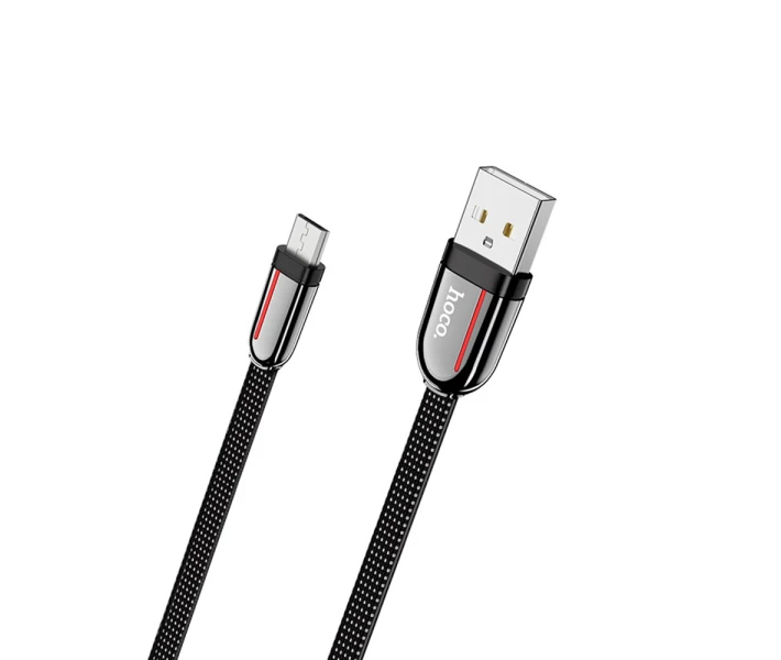 Фото - кабель та перехідник Data-кабель Hoco U75 Grand Micro-USB 1.2м, Black