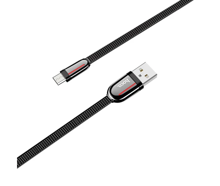 Фото - кабель та перехідник Data-кабель Hoco U75 Grand Micro-USB 1.2м, Black