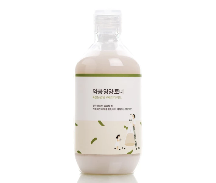 Фото - корейський тонер для обличчя Поживний тонер із соєю Round Lab Soybean Nourishing Toner 300 мл