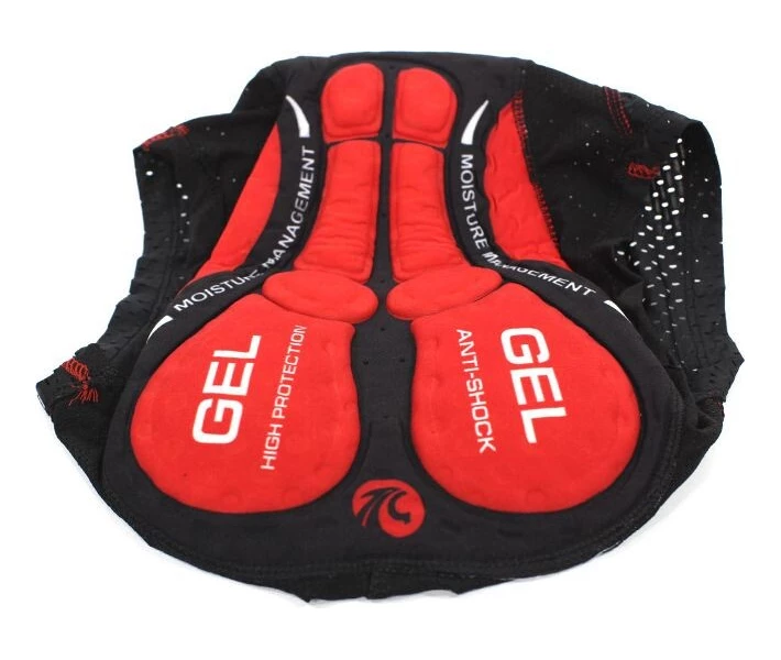 Фото - Велоодяг Труси велосипедні X-Тiger XM-DNK-168 велотруси з гелевим 5D памперсом Red S