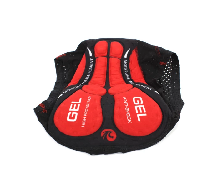 Фото - Велоодяг Труси велосипедні X-Тiger XM-DNK-168 велотруси з гелевим 5D памперсом Red S