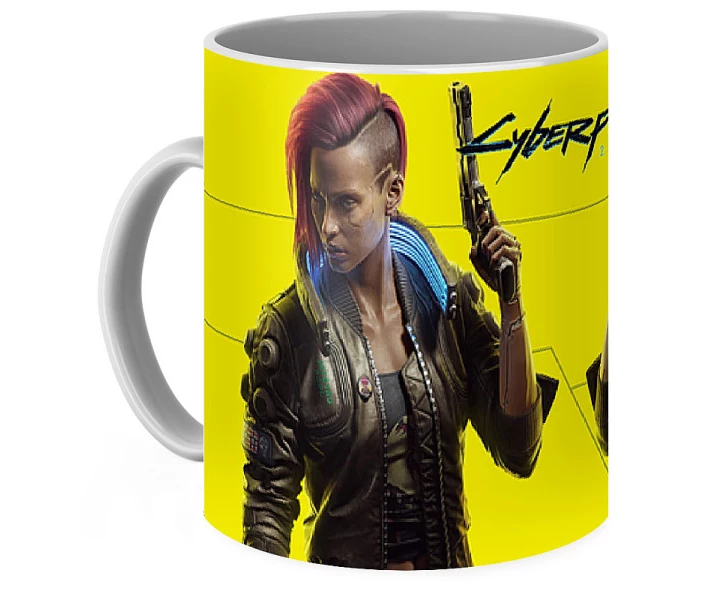 Фото - подарок для геймеров Кухоль GeekLand Cyberpunk 2077 Кіберпанк 2077 персонажі CY 02.576