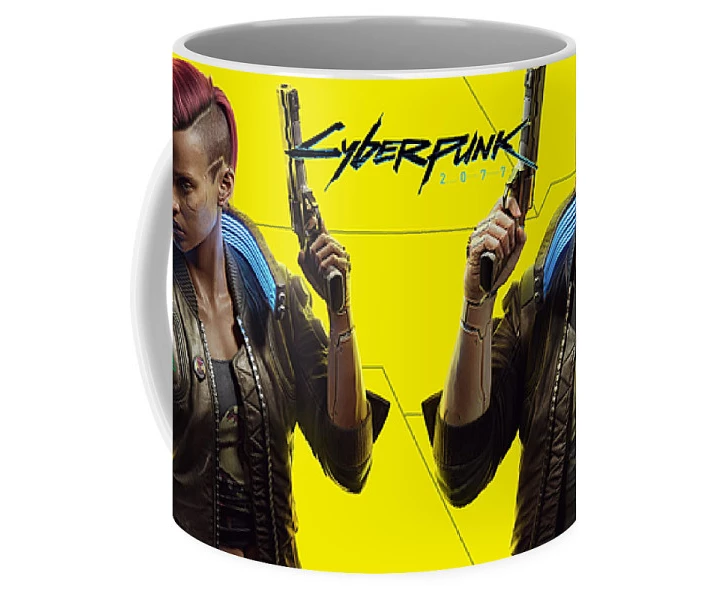 Фото - подарок для геймеров Кухоль GeekLand Cyberpunk 2077 Кіберпанк 2077 персонажі CY 02.576