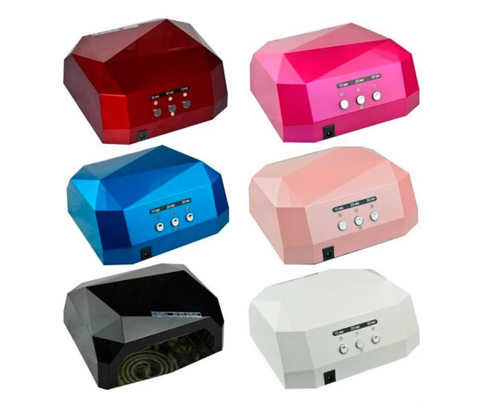 Фото - Лампи для манікюру Професійна сушарка для нігтів UV LAMP CCF+LED 36W A:3694 уфо лампа