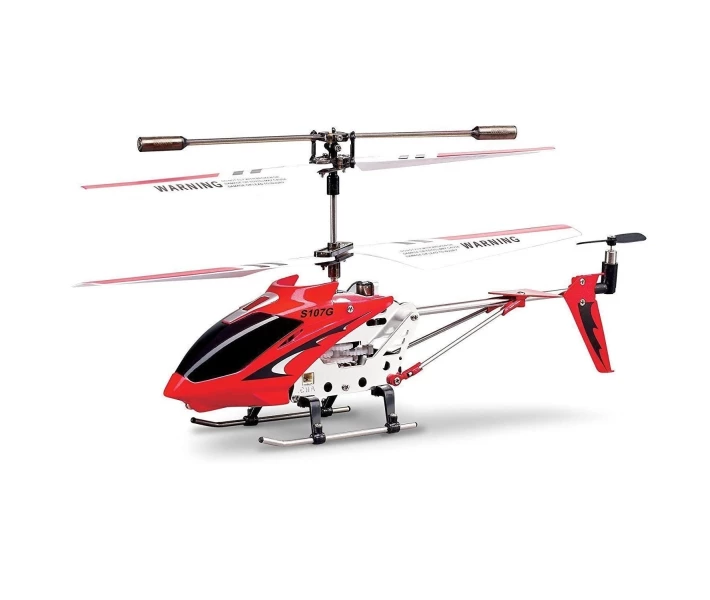 Фото - радіокеровану іграшку Вертоліт Syma S107G на інфрачервоному управлінні з гіроскопом (Червоний)