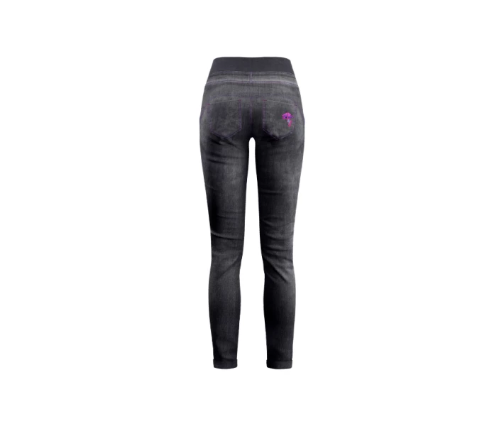 Фото - жіночі спортивні штани Штани жіночі з високим поясом CRAZY BERLIN WOMAN JEANS-GRAY M