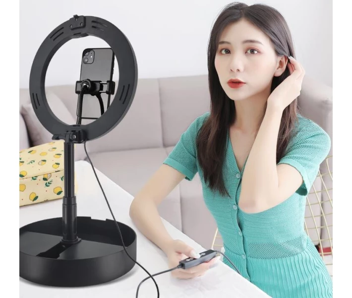 Фото - Кільцеве світло Кільцеве світло Puluz PU480B Ring Light 26см (20W) зі стійкою