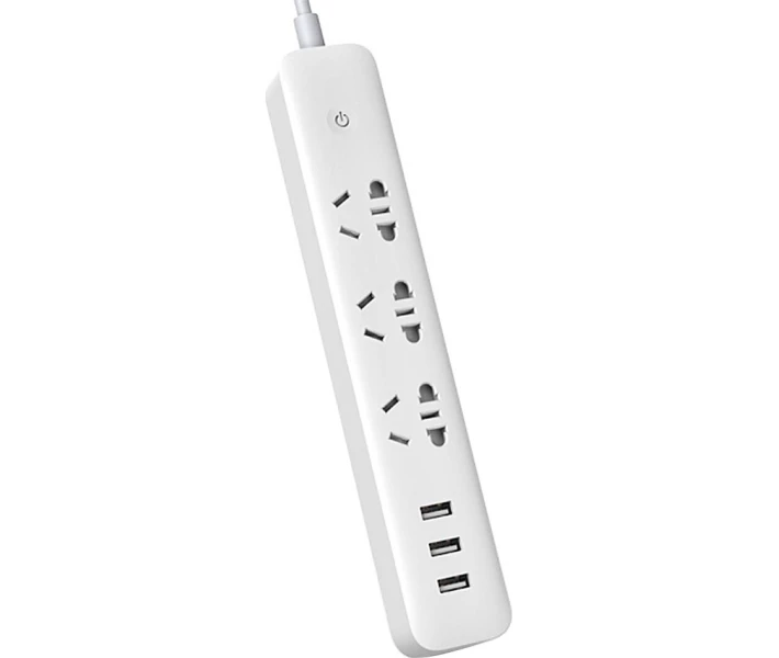 Фото - мережевий фільтр Мережевий фільтр Xiaomi КingMi Power Strip with WiFi (3 розетки, 3 USB) White (QMCXB01ZN)