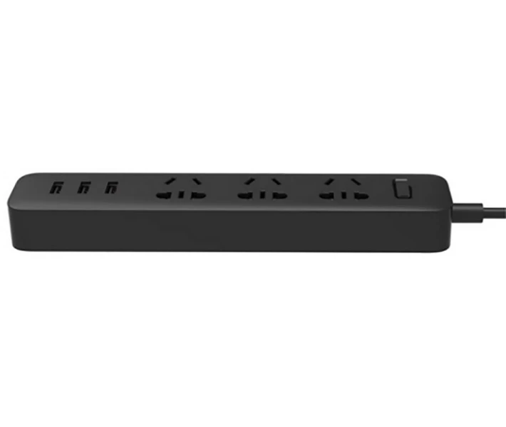 Фото - мережевий фільтр Мережевий фільтр Mi Power Strip 3 Sockets / 3 USB Ports Black