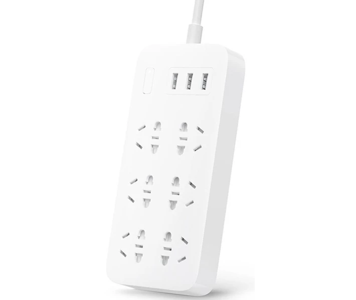 Фото - мережевий фільтр Подовжувач Xiaomi Mi Power Strip Quick Charger 2.0 (6 + 3 USB-port) White